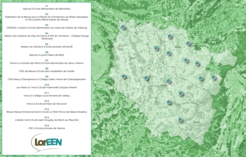 loreen cartographie projets life 2023c