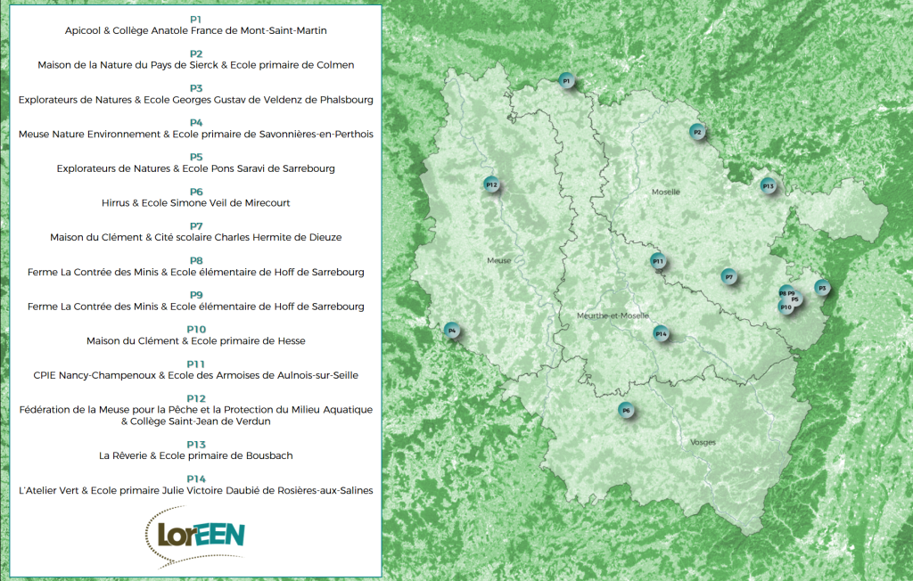 loreen cartographie projets life 2024b